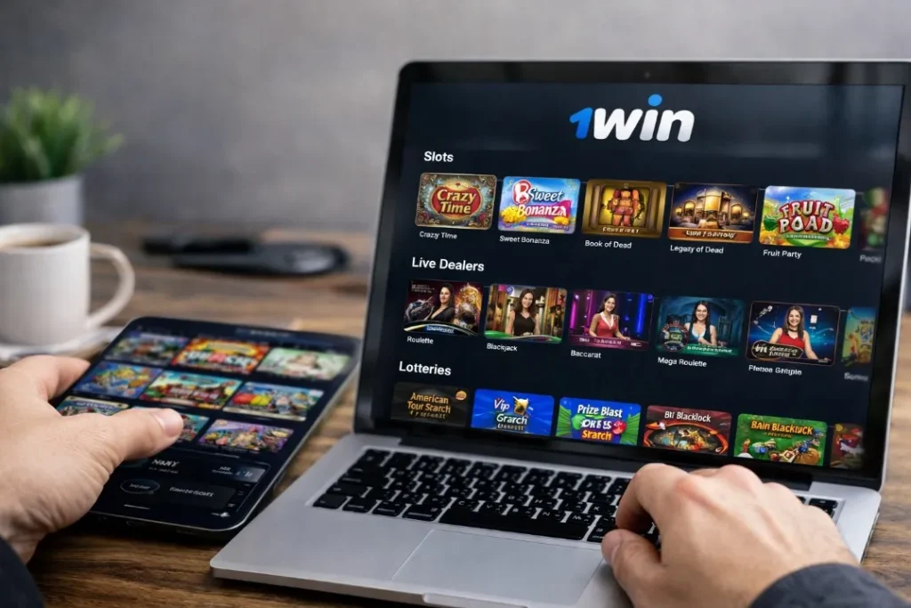 1win casino игры: какие разделы и форматы доступны игрокам